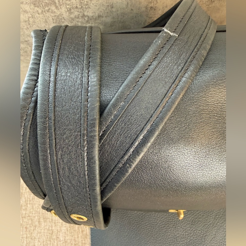 🖤 Vintage Coach Stewardess Crossbody Bag | Black |9525 | 2001 | Costa Rica - Picture 5 of 11